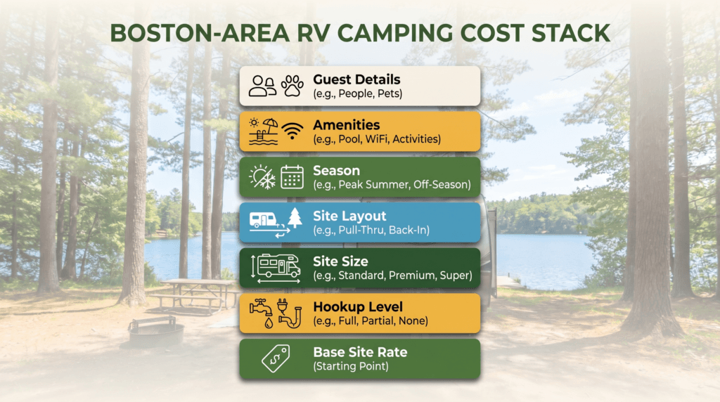 What Changes the Price of RV Camping Near Boston